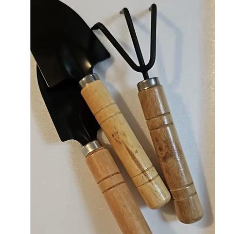 Handmade Wooden Garden Tool Set – Trowels & Cultivator Fork by Foxglove Home